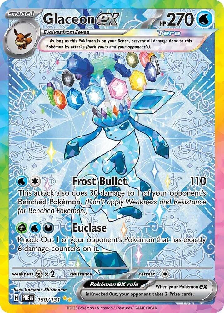 Glaceon ex - 150/131 - SV: Prismatic Evolutions